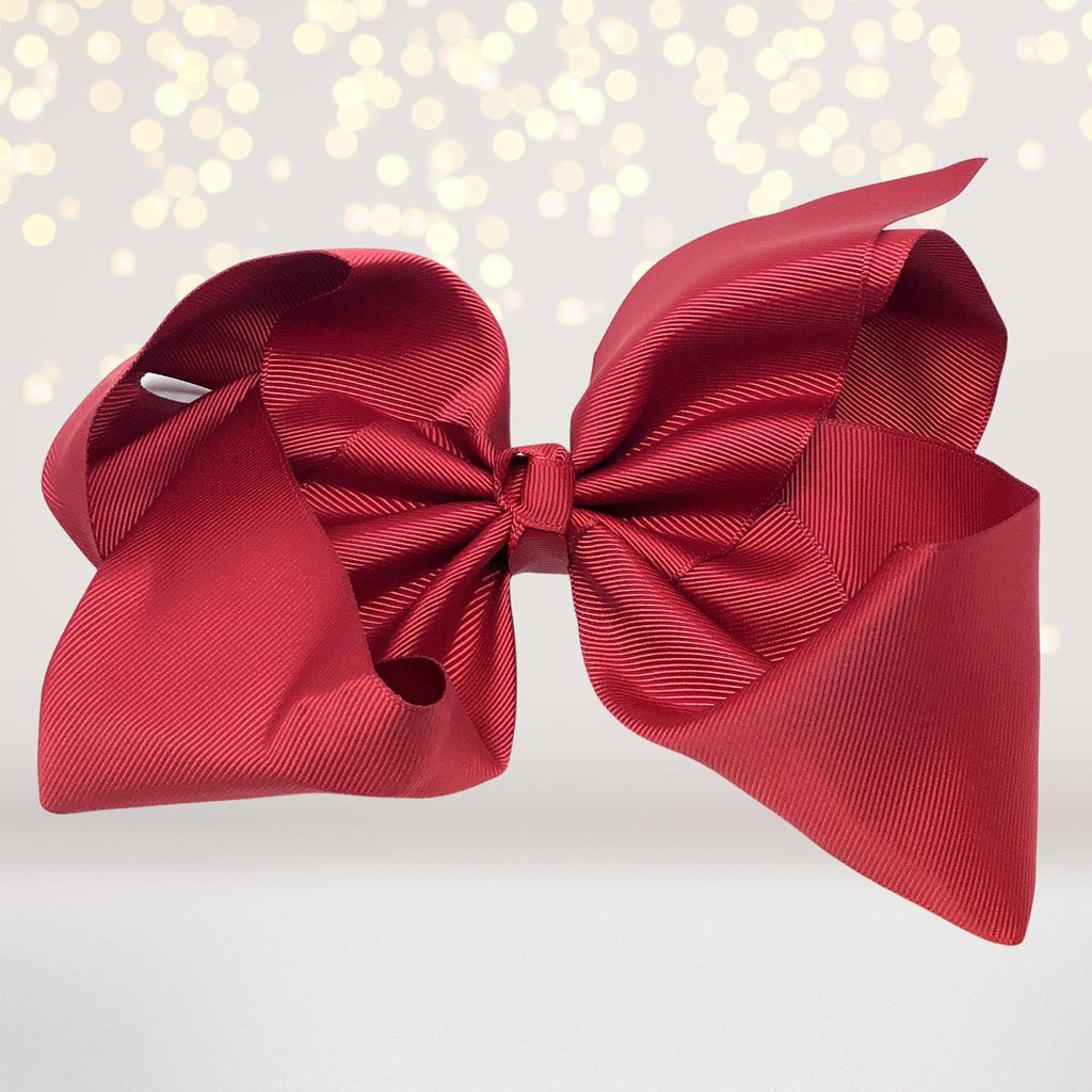 8 Pack 6 Inch Bowknot Hair Bows for Women, Big Hair Bow With Alligator  Clips, Red Black Hair Ribbon Hair Bows Clips for Girls, Hair Clips for  Bows, Large Barrettes Thick Hair