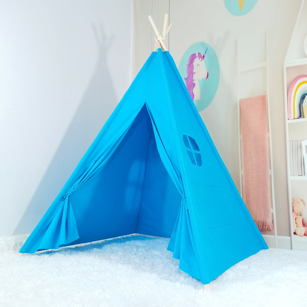 Teepee for Kids Customized From Cotton Forest Animals, Teepee Tent