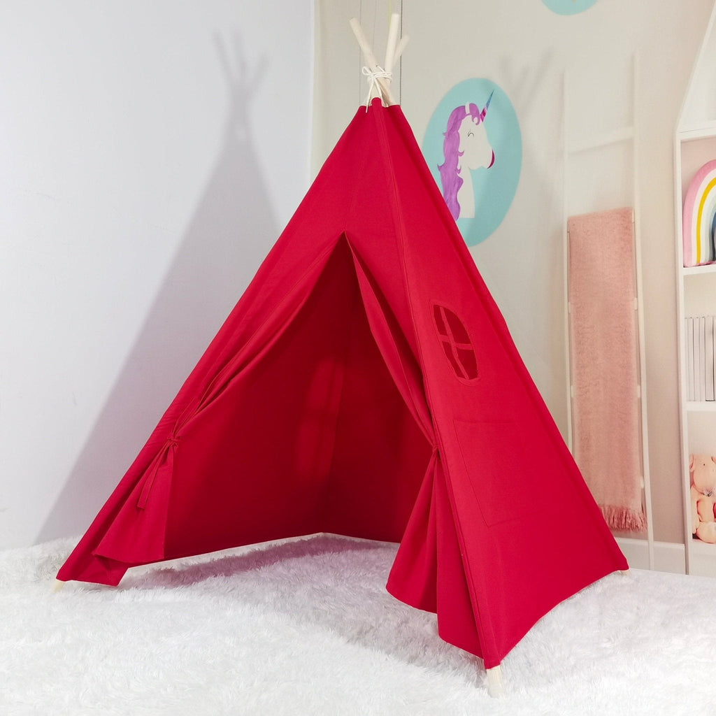 Luxe Kids Teepee Tent Replacement Cover (Cover Only) - Hot Pink