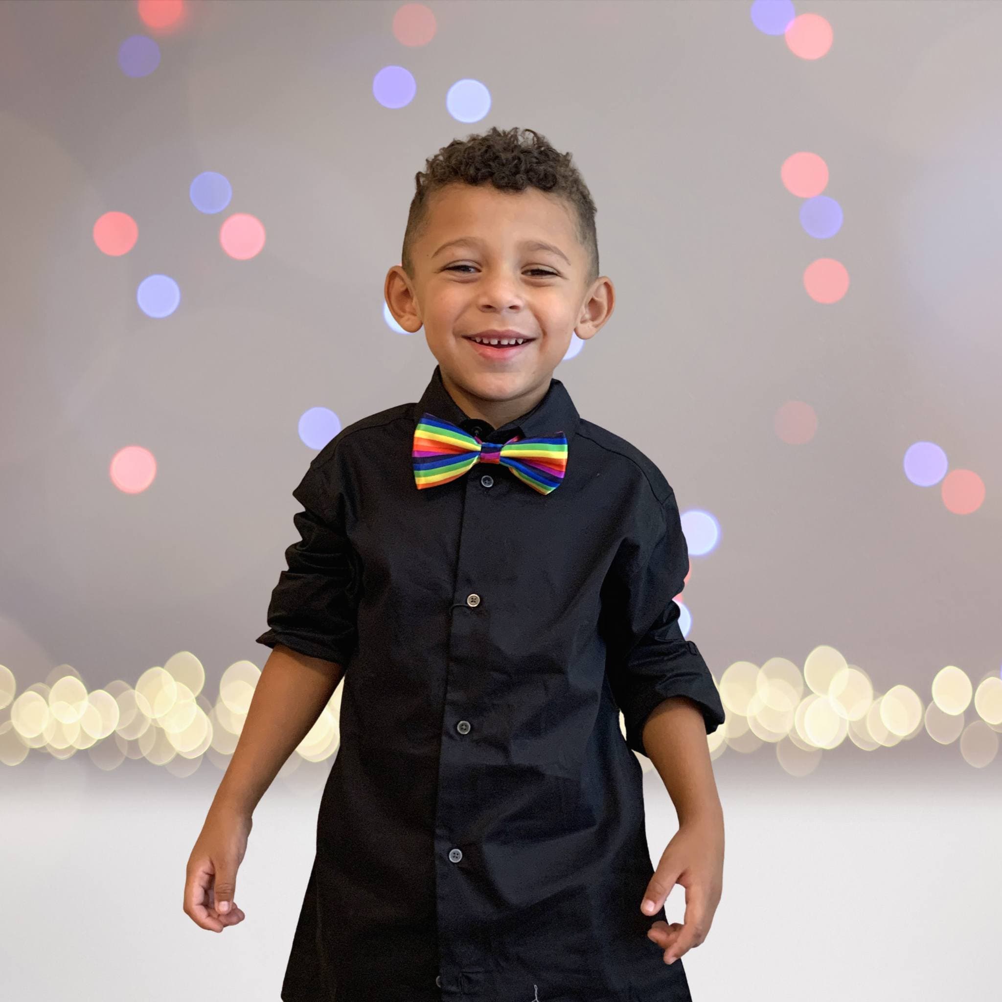 Toddler and Little and Big Boys Adjustable Bow Tie, Holiday Bow Ties For  Kids